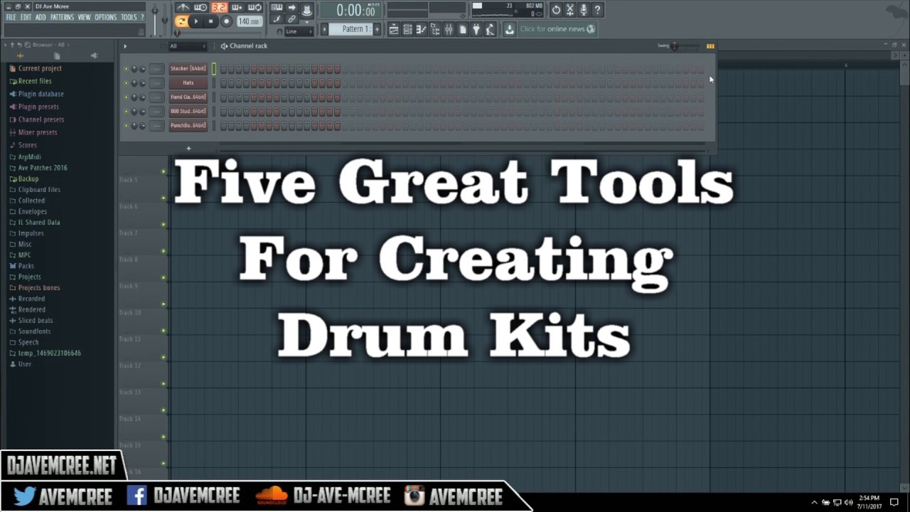5 Great Tools For Creating Drum Kits
