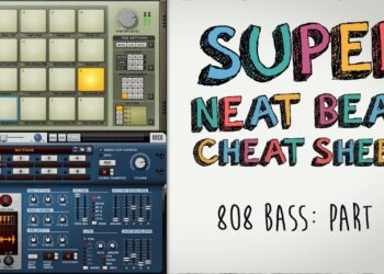 808 Bass Lines: Super Neat Beat Cheat Sheet