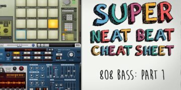808 Bass Lines: Super Neat Beat Cheat Sheet