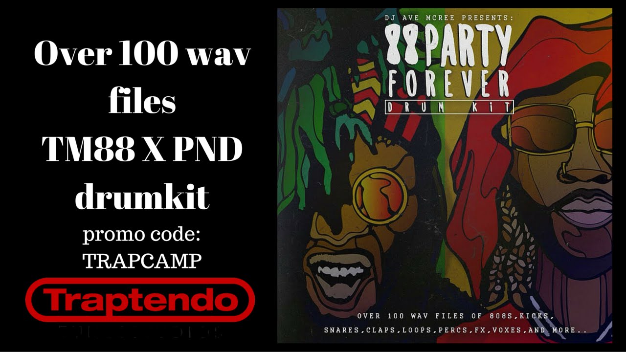 88 Party Forever drum kit walkthrough (TM88XPND)