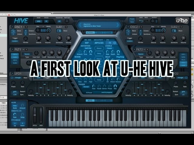 A first look at U-He Hive VST(I want it!)