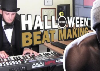 Abe Lincoln making a Halloween Orchestral Hip-Hop Beat “Illmind”