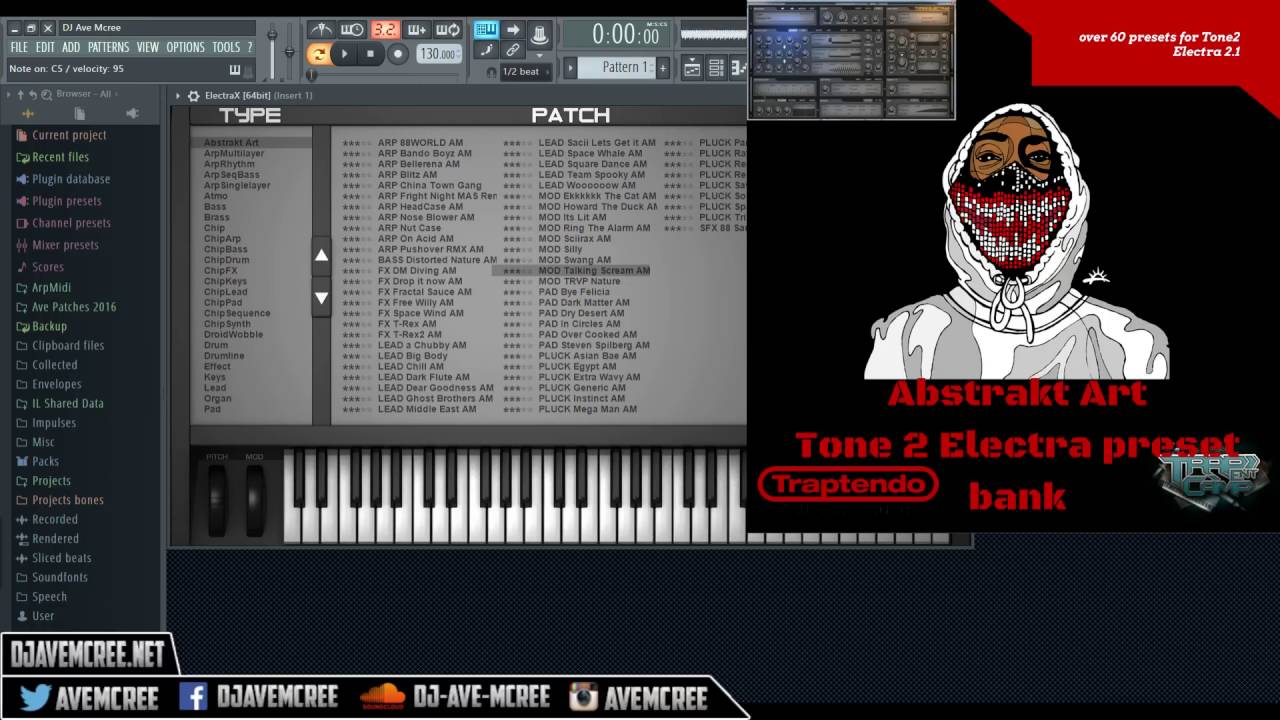 Abstrakt Art preset bank for Tone2 Electra 2 synth VST