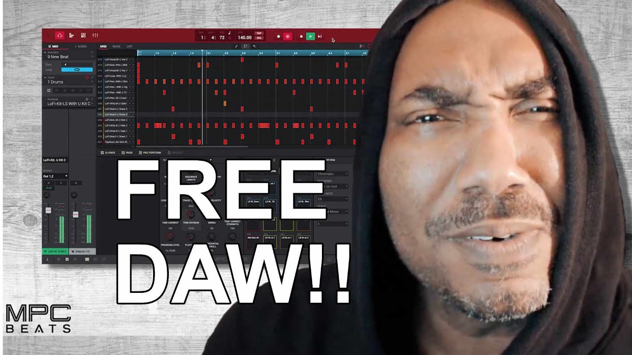 AKAI MPC Beats Free DAW! How To Make Your First Beat!