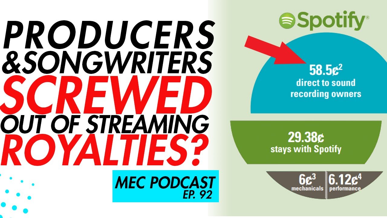 Are Producers and Songwriters Getting Spotify Royalties? (MEC Podcast ep 92)