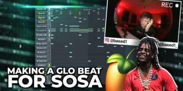 BASED1 Making A CRAZY GLO BEAT From Scratch | Making a Beat in FL Studio