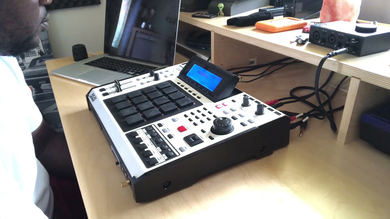 Black Metaphor working on the MPC 2500