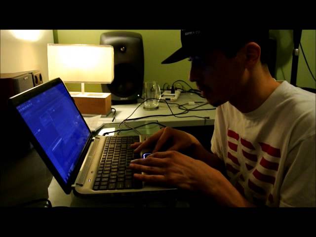 C-Sick Playing Beats In The Studio