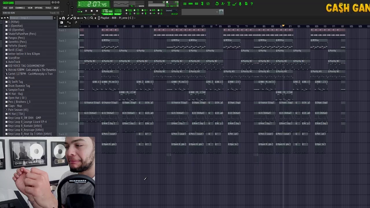 CashMoneyAp Making Beats Live!