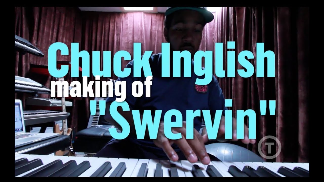 Chuck Inglish Making “Swervin” Beat at Truth Studios