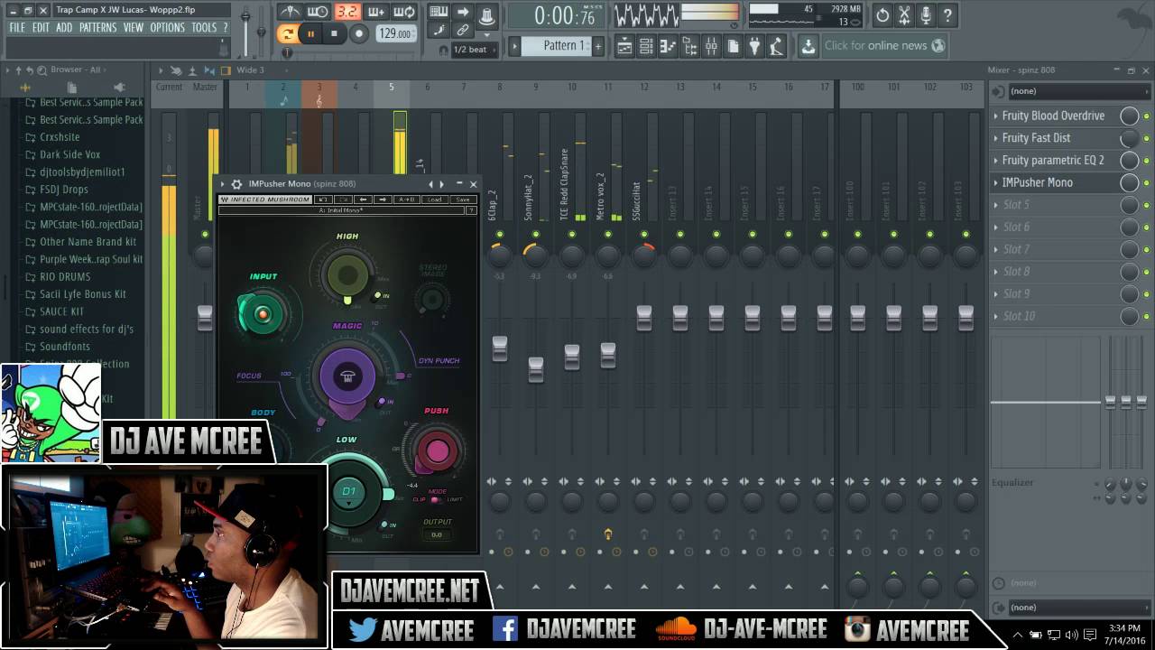 COLLABO BEAT MAKING WITH JW LUCAS ON THAT GUCCI MANE