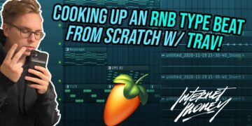 COOKING UP AN RNB TYPE BEAT FROM SCRATCH W/ TRAV | FL Studio Tutorial