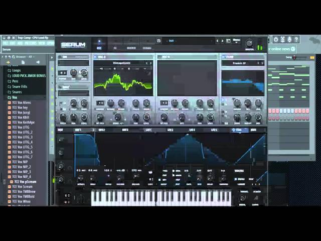 Cooking up Trap w/ Xfer Serum VST synth