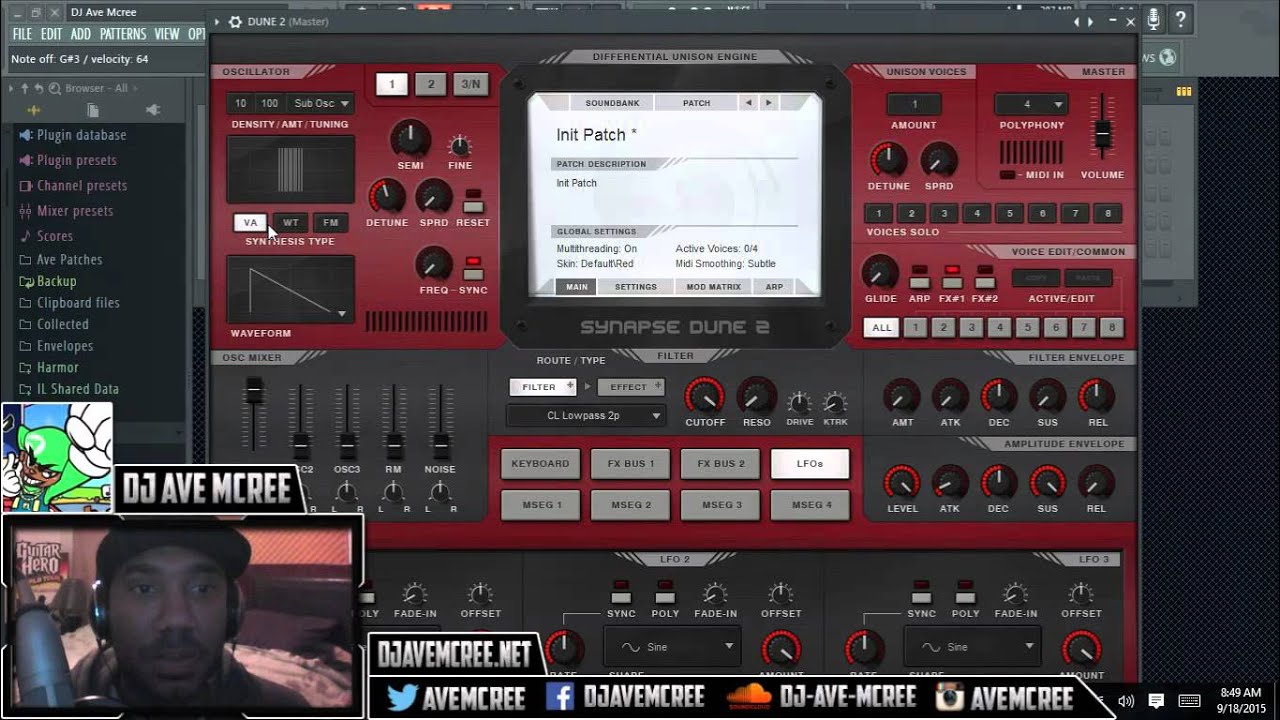 Dune 2 VST tutorial: Oscillators
