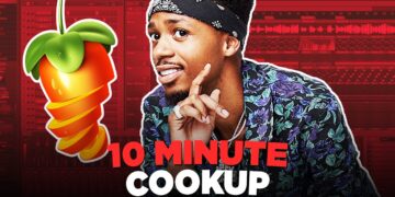 E-TROU MAKES A FIRE BEAT IN 10 MINUTES FL STUDIO COOKUP