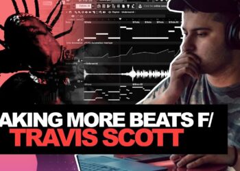 E-TROU MAKES A FIRE TRAVIS SCOTT TYPE BEAT FROM SCRATCH IN FL STUDIO | How To Make a Beat 2018