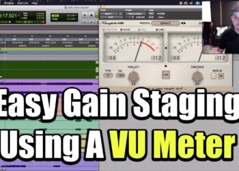 Easy Gain Staging using a VU Meter
