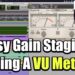 Easy Gain Staging using a VU Meter