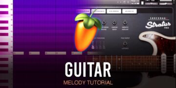 EASY GUITAR MELODY TUTORIAL [FREE PLUGIN]
