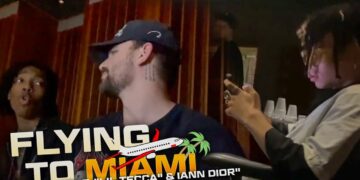 FLYING TO LEGENDARY STUDIO IN MIAMI TO WORK WITH LIL TECCA & IANN DIOR !!