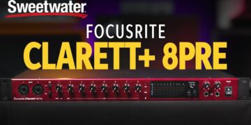 Focusrite Clarett+ 8Pre USB-C Audio Interface Overview