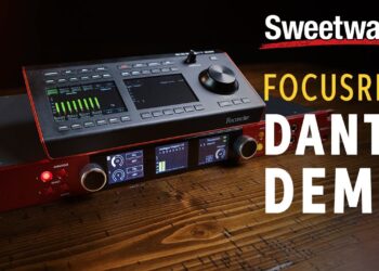 Focusrite RedNet Thunderbolt 3 / Dante Interface and Controller Demo