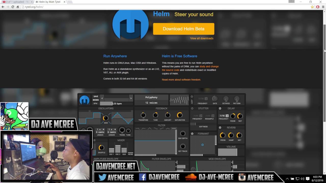 free download Friday: Helm synth VST(Win and Mac)!