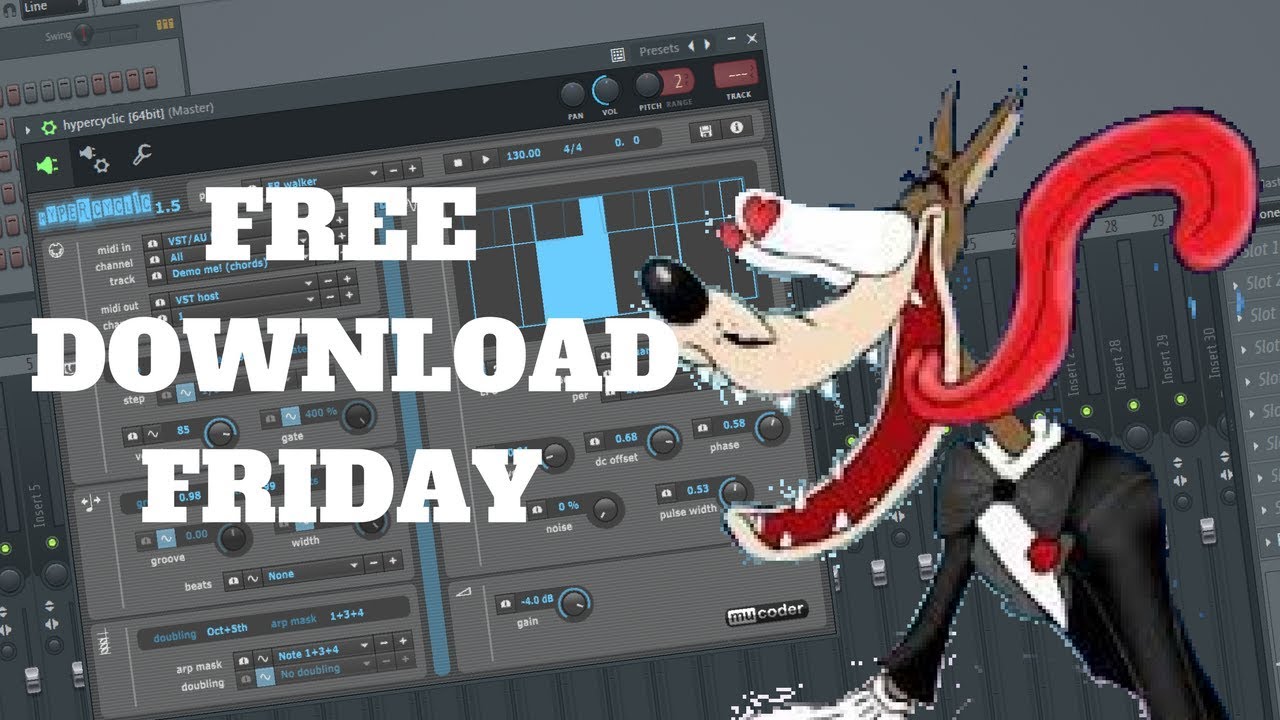 Free Download Friday | Mucoder Hypercyclic MIDI ARP | WIN/MAC