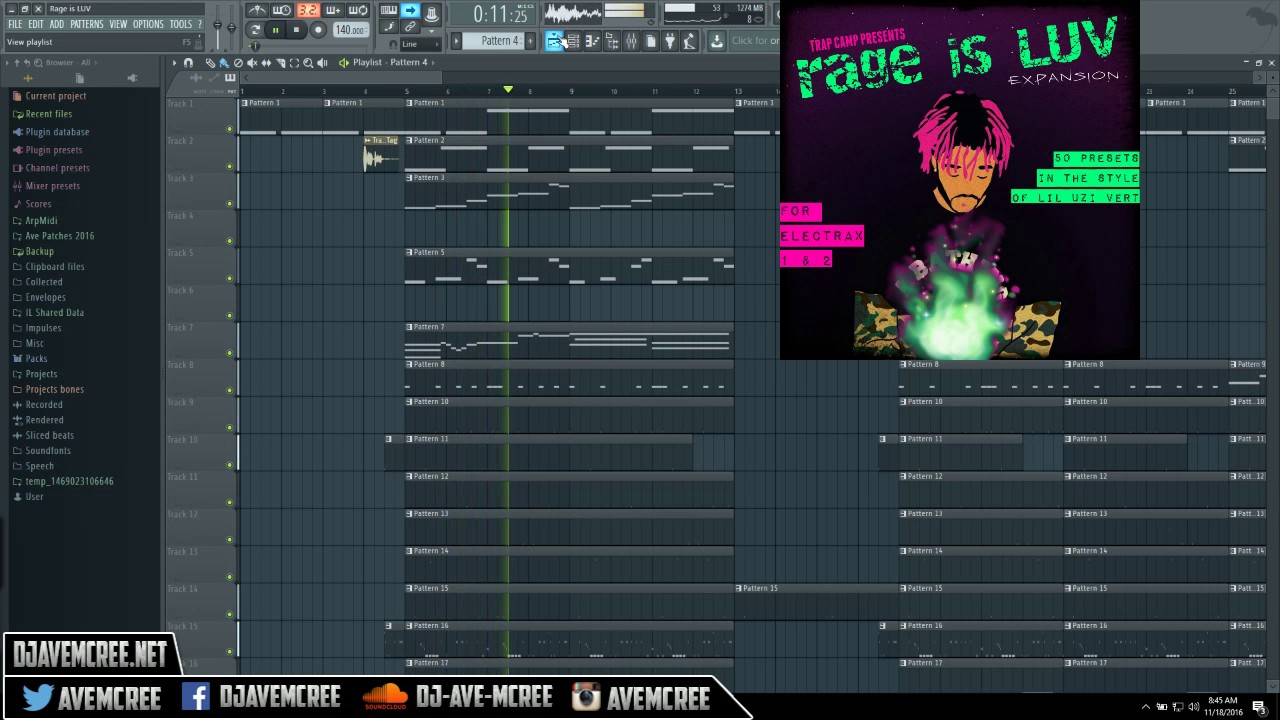 free download Friday: Rage is L.U.V. Tone2 ElectraX XP sampler and FLP