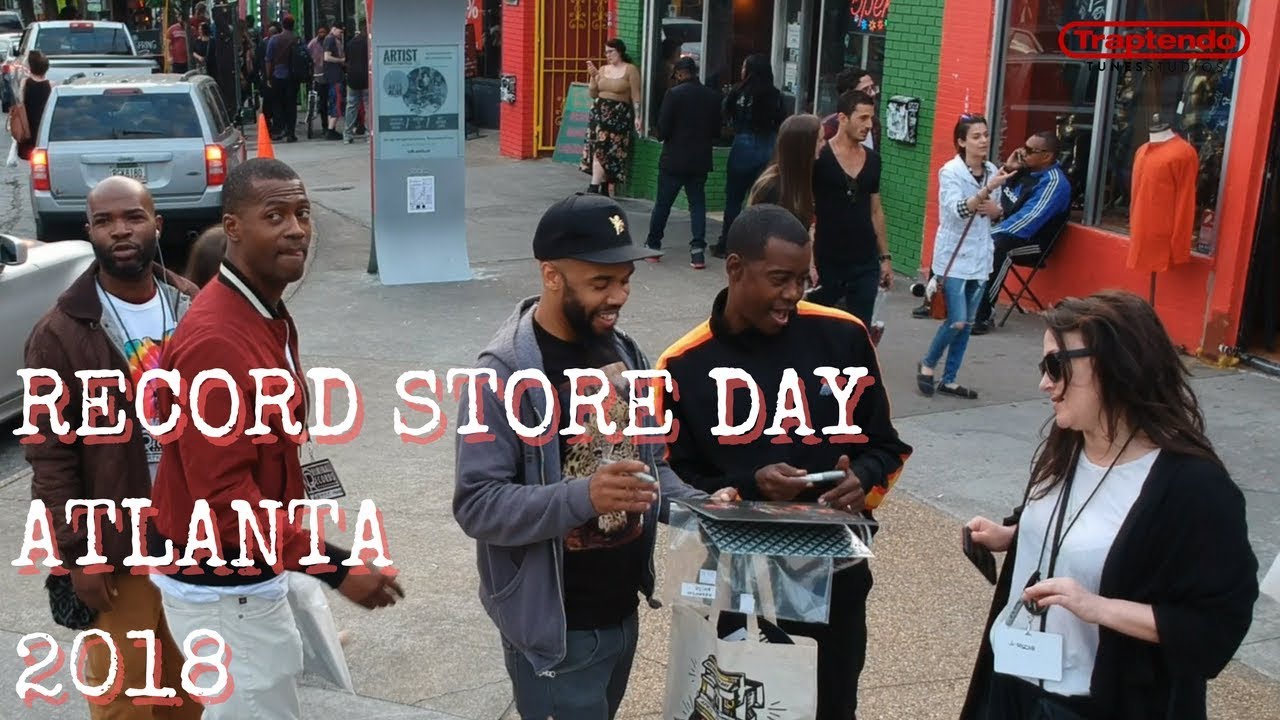 HIP HOP PRODUCER LEGENDS IN LITTLE FIVE POINTS ATLANTA