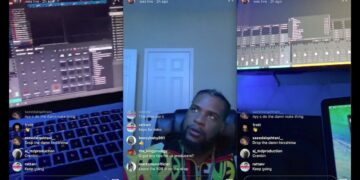 Honorable C Note Makes a Crazy Guitar Beat Live  #2020