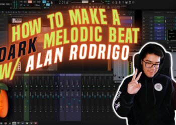 HOW TO MAKE A DARK MELODIC BEAT WITH ALAN RODRIGO | FL Studio Tutorial
