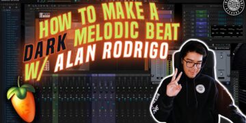 HOW TO MAKE A DARK MELODIC BEAT WITH ALAN RODRIGO | FL Studio Tutorial