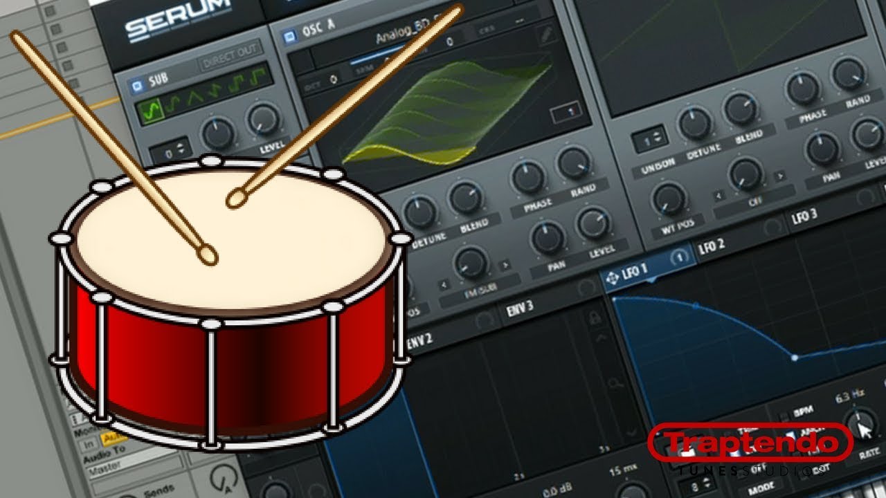 How To Make A Trap Snare | Under 5min | Serum Tutorial