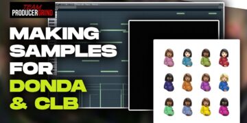 How To Make FYE Beats For Kanye Donda & Drake CLB From SCRATCH W/ FREE FLP  Sample Making Tips