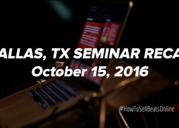 How To Sell Beats Online Seminar – Dallas, Texas
