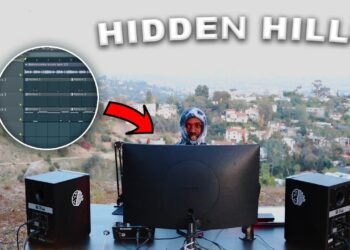 I made a CRAZY A$$ Beat on top of a hill above LA