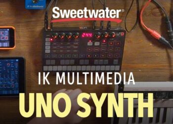 IK Multimedia Uno Synth Analog Synthesizer Demo
