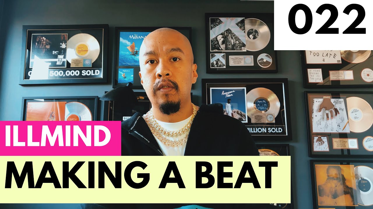Illmind making a beat LIVE (drums, loops, etc) in PROTOOLS