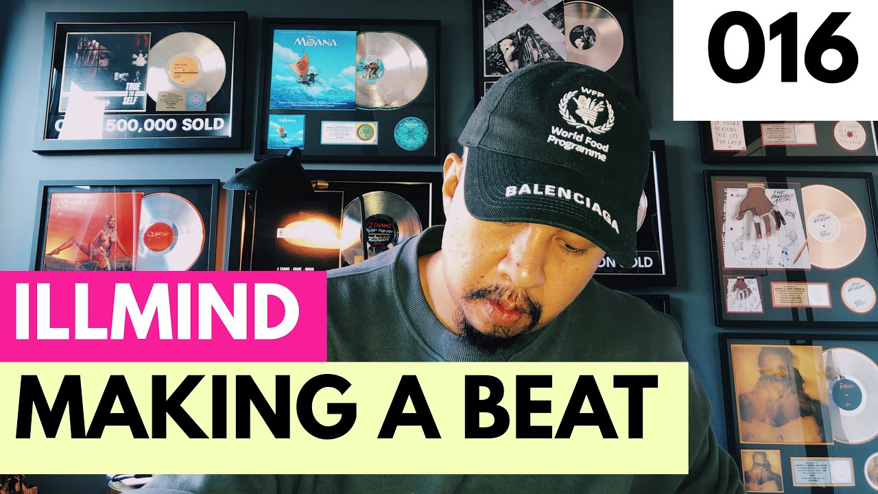 Illmind making a beat LIVE (drums, loops, etc) in PROTOOLS