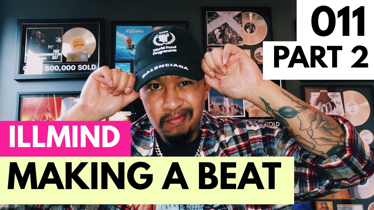 Illmind making a beat LIVE (drums, loops, etc) in PROTOOLS