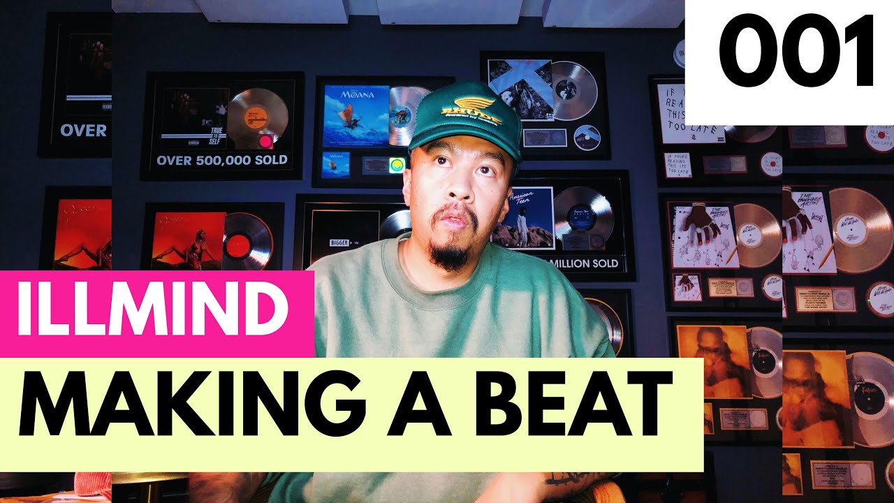 Illmind making a beat LIVE (drums, loops, etc) in PROTOOLS