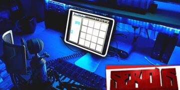 In the studio making beats with Ipad Pro 2 [10.5] | Beatmaker 2 – Akai Mpk2 Mini