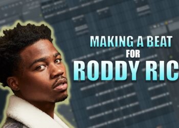 LayZ Making a Bouncy Roddy Ricch type beat in FL Studio