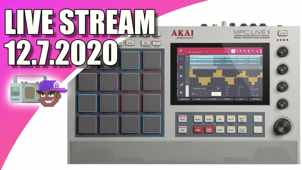 Live Q&A! AKAI MPC LIVE ii Retro Edition Beat Making Stream