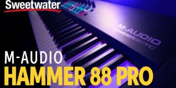 M-Audio Hammer 88 Pro 88-key Keyboard Controller Demo