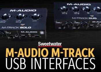 M-Audio M-Track USB Audio Interfaces Overview