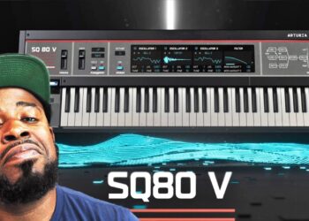 Made a Crazy Beat with Arturia SQ80 V Synth