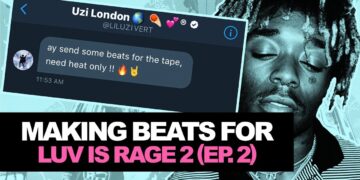 MAKING A CRAZY BEAT FOR LUV IS RAGE 2 [EP. 2] | MAKING A LIL UZI VERT TYPE BEAT FROM SCRATCH