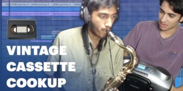 Making a CRAZY Beat With A Vintage Cassette W/Versus